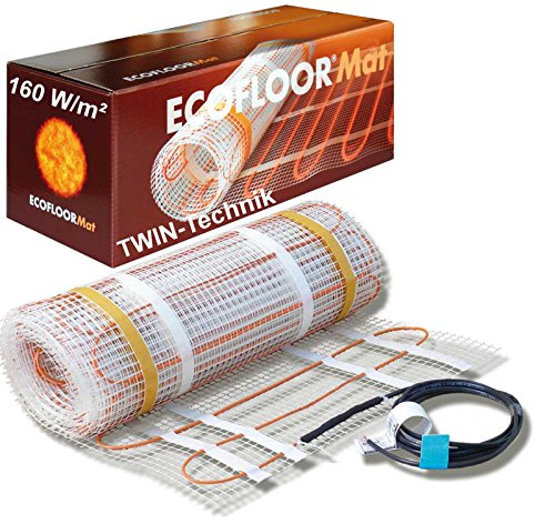 ESTEXO Fenix Ecofloor Fussbodenheizung 10 m² elektrisch 160 Watt/m² Heizmatte Heizung Bodenheizung