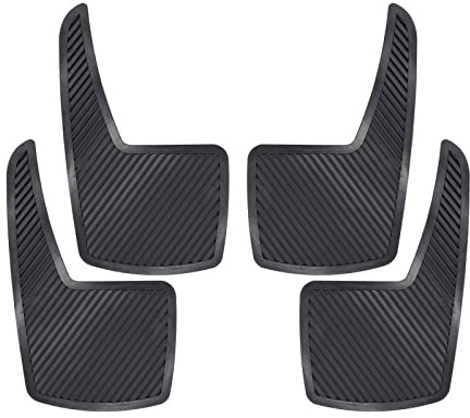 DWFWVR 4x Paraspruzzi In Gomma Per N&issan Per QASHQAI Per Dualis J10 J11 Per X-TRAIL T30 T31 T32 4 Pezzi Paraspruzzi Anteriori E Posteriori Parafanghi Paraspruzzi