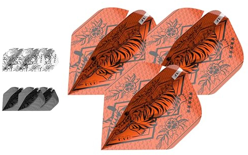 Target Darts Raymond Van Barneveld Ink Design Dartflüge - 3er-Pack (9 Stück insgesamt)