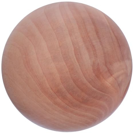 EXCEART Holz Kugeln 8cm Durchmesser Massivholz FüR Diy Projekte Handgefertigte Bastelarbeiten Und Kreative Dekorationen