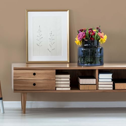 K&L Wall Art Seidenmatt Wandfarbe Braune Innenwandfarbe modern Wandschutz Anstrich 5Liter Sandfarbe