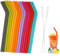 16 Piezas Pajitas De Silicona Con 2 Cepillo para Pajitas, Suave Pajitas Silicona, Pajitas Reutilizables Niños, Paja, Cortable Cañitas Reutilizables, Para Adulto Niños Pajas, para Batidos Jugo