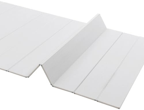 Suixtil Badewannenablage Faltbares Badewannenpaneel Badewannenpaneel Badewannenabdeckung PVC Weiß 70x170x0.65cm Badewannenpaneel