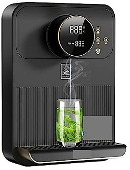 DCDCD Dispensador de Agua montado en la Pared Dispensador de Agua Inteligente de Doble Uso frío y Caliente for el hogar Máquina de Bebida Directa de Escritorio pequeña(Nero)