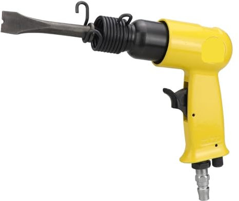Martillo neumático, Martillo de aire de 120mm, palas de Gas de mano profesionales, herramientas neumáticas pequeñas for eliminar óxido con juego de 4 cinceles para carpintería metálica, óxido, etc.(Ai