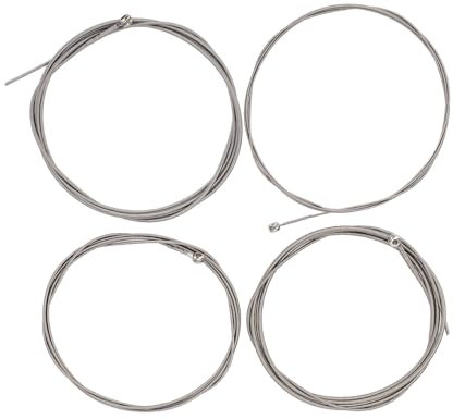Joyance Bass-Saiten, 4 Stück Bassgitarrensaiten, klarer, heller Klang, Ni-Wound 4 Saiten, Ersatzsaiten für E-Bass, geeignet für Bassgitarre, Standardgröße