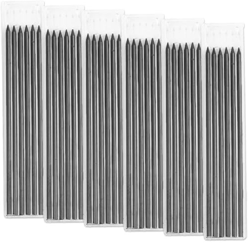36 Pcs Tracer Pencil Refills – Black Carpenter Pencil Leads Compatible with Pica & Deep Hole Markers, Durable Refill Set for Construction & DIY