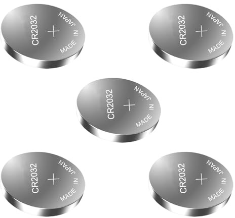 Lot de 5 piles bouton CR1616 3 V idéales pour télécommandes et appareils ménagers LR41 LR44 CR2025