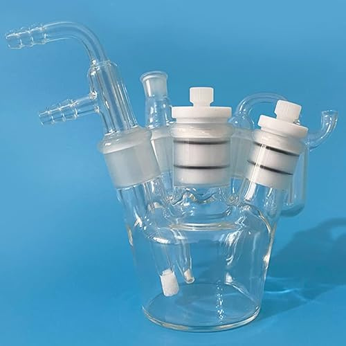 Enkelskiktad 5-ports elektrolytisk cell for redoxreaktion - 50 ml experimentell uppställning(50ml)