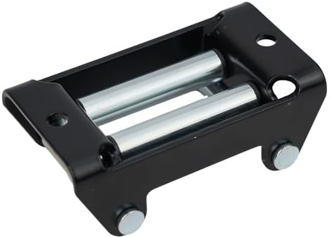 Helilyco Winch Roller Fairlead UTV, 2000LB/4500LB Capacity, for Heavy Duty Steel with Epoxy Finish, Galvanized Rollers, for for Most Winch Brands
