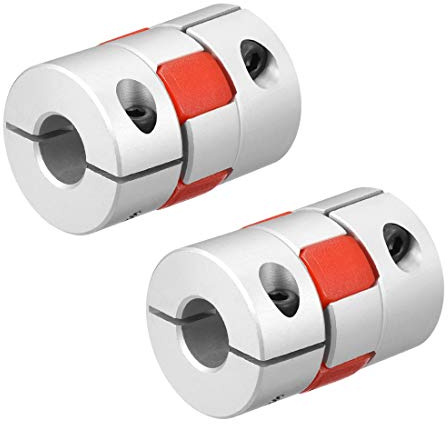 uxcell 2pcs Shaft Coupling 10mm to 10mm Bore L35xD25 Flexible Coupler Joint for Servo Stepped Motor