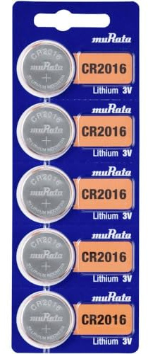 Murata CR2016-BEABAE Knopfzelle CR 2016 Lithium 90 mAh 3V 5St.