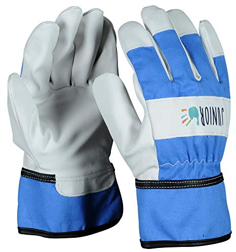 OX-ON Kinderhandschuhe für Gartenarbeit, 4-6 Jahre, blau