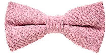 MASADA Herren Cord-Fliege im Retro-Look vorgebunden, stufenlos verstellbar, handgefertigt mit Hakenverschluss - 12 x 6 cm