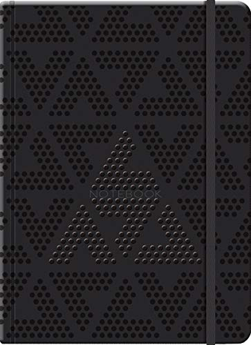 TOP-2000 Notizbuch A5, 80 Blatt, Hardcover, kariert, 1 Stück, schwarz 400151699