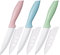 Fruit Knife, a Sharp and Durable Fruit Knife Set, Exquisite and Beautiful, Ceramic Fruit Knife is Suitable for Most Vegetables, Fruits and Meats (3-Pack, Pink, Blue, Green)