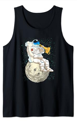 Astronaut Posaune Jazz Musik Blaskapelle Posaune Tank Top