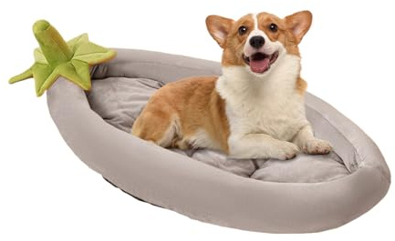 Generisch Hundebett Für Transportbox,Aubergine Transportbox Hundebett - Abnehmbar rutschfest Warm Nest für Innen Außen Camping Wohnung Haus Hundezwinger Box Auto