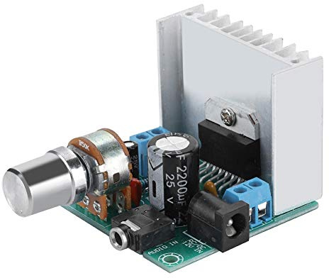 Xiuganpo Scheda Amplificatore Stereo, Doppio Canale 15W+15W Senza Sovracorrente 4-8ohm Altoparlante Scheda Amplificatore Fai da Te per Home Theater