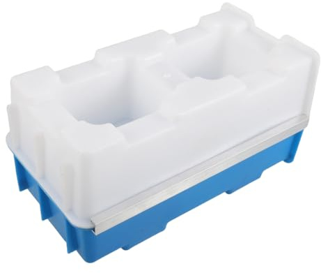 Homoyoyo Molde para Ladrillos de Cemento de Plástico Resistente Abrasión Diseño Versátil para Bricolaje en Interiores y Decoración de Jardines