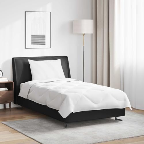 RJPLMFV Couette Matelassee Blanc 2 Pieces Microfibre