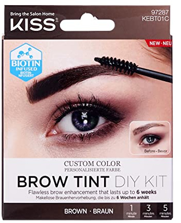 KISS Kit tinta sopracciglia - Marrone