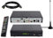 Set-ONE EasyOne 740 DVBT2 Receiver Bundle mit passiver DVBT2 Antenne, DVB-T2 Receiver mit Aufnahmefunktion und Dolby Digital Plus Unterstützung, 12V-Netzteil, Ideal für Camping, PVR Ready