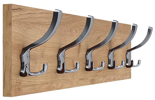 15x60 | PICO Garderobenleiste Wandgarderobe Garderobe Wandpaneel Kleiderstange CHROM | GOLD CRAFT