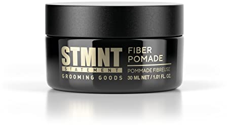 STMNT Grooming Goods Fiber Pomade | Semi-Matte Finish | Strong Control | Easy To Wash Out 30ml