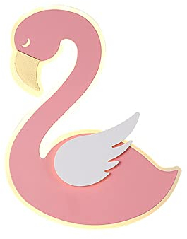 Jadssox LED Rosa Wandleuchte Kinderzimmer Wandleuchte Cartoon Nachttischlampe, Kinderzimmer Dekor Wandhalterung Leuchte Nachtlampen Für Mädchen Schlafzimmer Party Weihnachten Bar Hochzeit