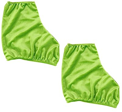 Toddmomy Rollschuhzubehör Eiskunstlauf-Kinder-Schlittschuhe Elastischer Schlittschuhüberzug Kratzfest Skate-Schuhhülle Skate- Weicher Samt Skate-Schuhüberzug Skate-Stiefelüberzug