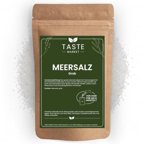 25 kg Meersalz grob | griechisches Meersalz | für die Salzmühle | 100% natürlich von TASTE MARKET