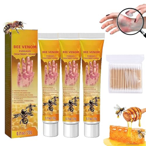Lovilds Benengift-Psoriasis-Behandlungscreme, Lovilds Benengift Psoriasis Treatment Cream, Lovilds Jugend Bienengift Psoriasis Creme, Youth Bienengift-Psoriasis-Behandlungscreme (3)