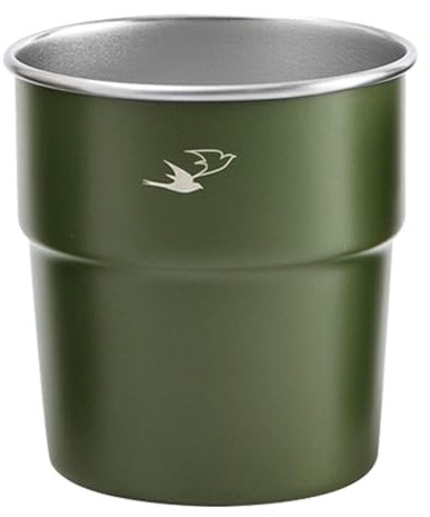 Generic - Vasos de acero inoxidable, vasos de pinta, vasos de camping | Capacidad de 300 ml, irrompibles para bebidas frías y calientes