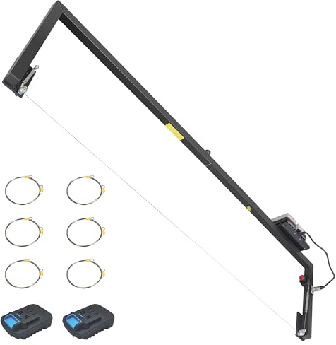 MINOVA Schnittlänge 1.360 mm | Styroporschneider - Styrobow - Handschneidebügel mit BOS Batteriekonverter(ohne BOS AKKU)
