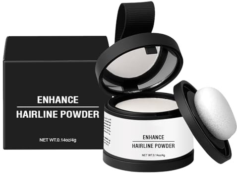 Haarpuder für Frauen, Wurzelpuder für Haare, Root Cover Up Haarschattenpuder mit Applikator, Langanhaltendes Haarschattierungswerkzeug, Haar-Concealer, Grauabdeckung für feines und dünner werdendes Ha