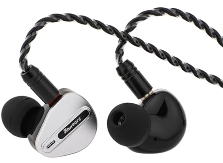 Linsoul Kiwi Ears Airoso Monitor In Ear, Auricolari IEM con Driver Ibrido 1DD + 4BA, Cuffie per Gaming, Cuffia Stereo ad Alta Fedeltà con Cavi Rimovibili a 2 Pin per Musicisti Audiofili