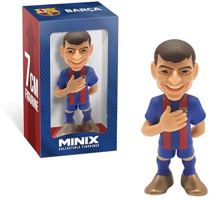 MINIX Fotboll stjärnor mini format - FC Barcelona - Pedri - samlarfigur 7 cm