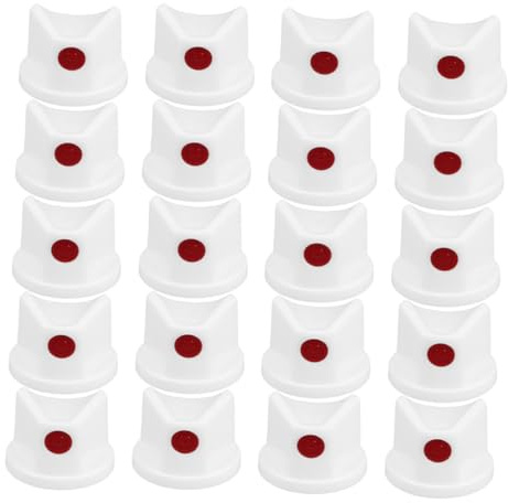 Angoily 25pezzi Accessori Per Vernice Spray Sostituzione Ugello Per Bomboletta Spray Coperchi Per Ugelli Tappi Per Ugelli