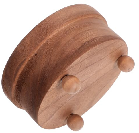Anneome Portavasos de Madera dispensador de Tazas de café Organizador de Escritorio de Madera portavasos Dispensador de Vasos para Fiestas de Cafe Marrón