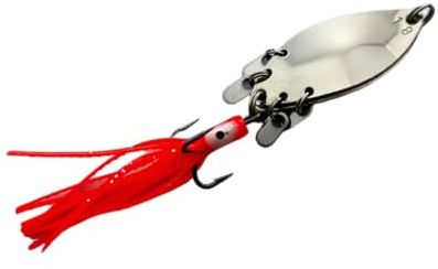 BLINKER JÖRG® RAUBFISCHBLINKER | Rattle Strike | Neuartiger Köder | Spinnköder | Angelköder | Blinker | Angeln auf Hecht, Barsch, Zander, Wels | 100% Made IN Germany | Kunstköder 9-10cm, 10-35gr |
