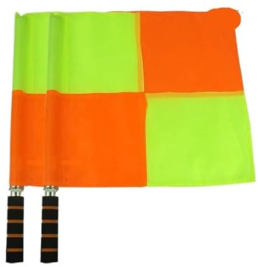 FußBallschiedsrichterfahne 5pcs World Soccer Referee Flag Fair Play Sports Match Football Linesman Europe Flags FüR FußBall(Color1)