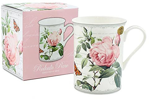 Leonardo Collection Fine China Mug - Redoute Rose Design