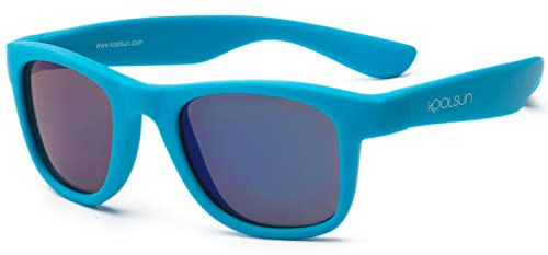 KOOLSUN Wave Sunglasses, Blu Neon, 1-5 Anni Unisex Kids