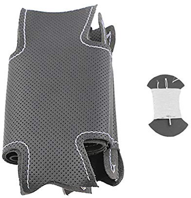 VIdisp Handgenähte DIY PU Lederlenkradabdeckung, Fit für Chevrolet Niva 2002-2009 Lada 2010 2011 2012 2013 2014