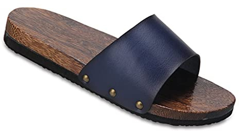 YXCKG Sandali con Zoccoli di Legno, Infradito e Pantofole Piatte da Esterno, Scarpe Tradizionali Giapponesi Aperte in Punta, Suola Antiscivolo per Uomo e Donna