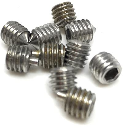 SRB 10x Madenschraube M6x6 Türgriff Türklinke Drückergarnitur Gewindestifte