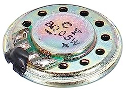 QUARKZMAN 8Ohm 0.5W Interno Magnete Altoparlante x 1pz Alluminio Involucro per Casa Audio-visivo Dispositivi [ Alluminio, Metallo, Plastica ]