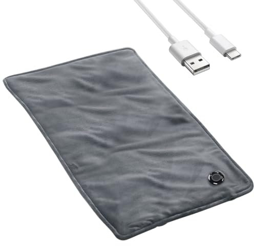 AVCXEC Almohadilla Térmica, Manta Electrica Lumbar, 30*60 cm Almohadilla Térmica Multiusos, Manta Eléctrica y Lavable a Máquina, con Función de Apagado Automático, para Espalda Cuello Hombros y Vientr