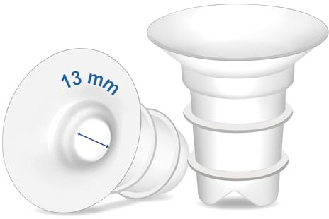 Maymom Inserti per Flangia 13 mm Compatibili con Scudi 24 mm Spectra/Medela e Coppe Indossabili Momcozy e Willow, 2 Pezzi